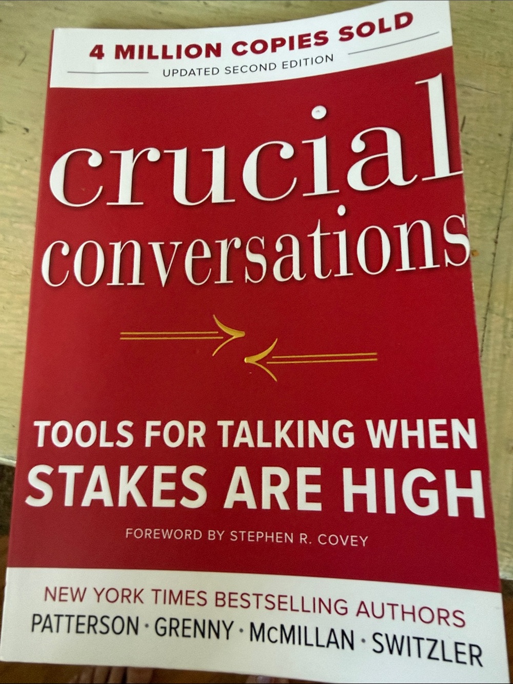 Crucial Conversations Book in Paperback
